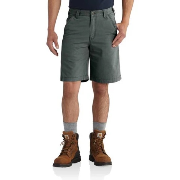 Carhartt size 38 Rugged Flex® Relaxed Fit Work Shorts, Green, Utility Cargo - Picture 1 of 8
